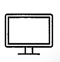 Einfaches Monitor-Symbol